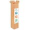 Idl Packaging 8 in x 8 in x 36 in Shipping Box, Kraft, Corrugate, Single Wall, 200#, 15 PK B-8836-15 - alternate 1